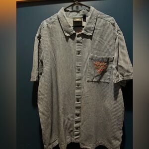 Harley Davidson button down shirt!